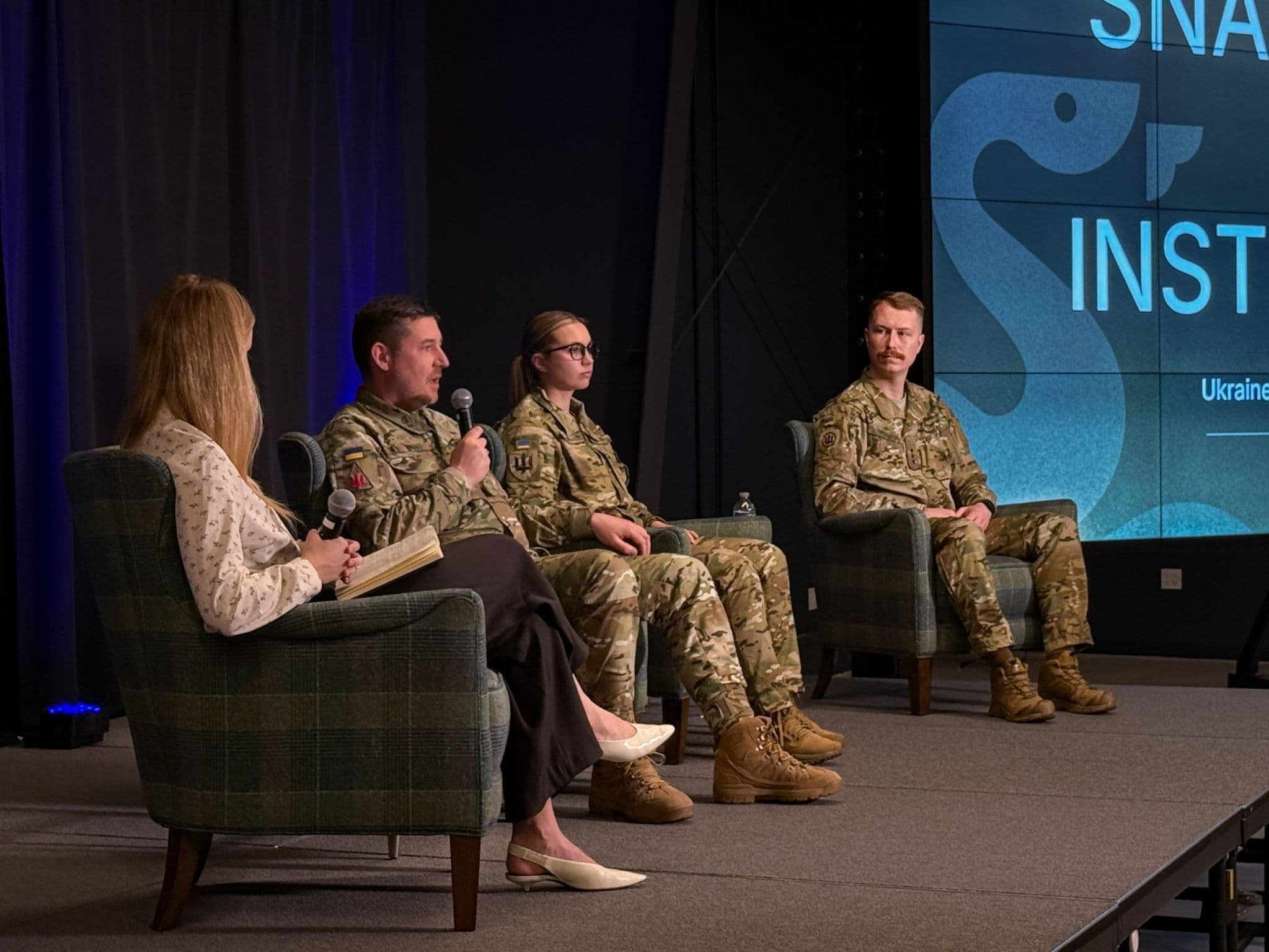 Speakers at the Air Defense in the Drone Age conference in Washington, D.C.