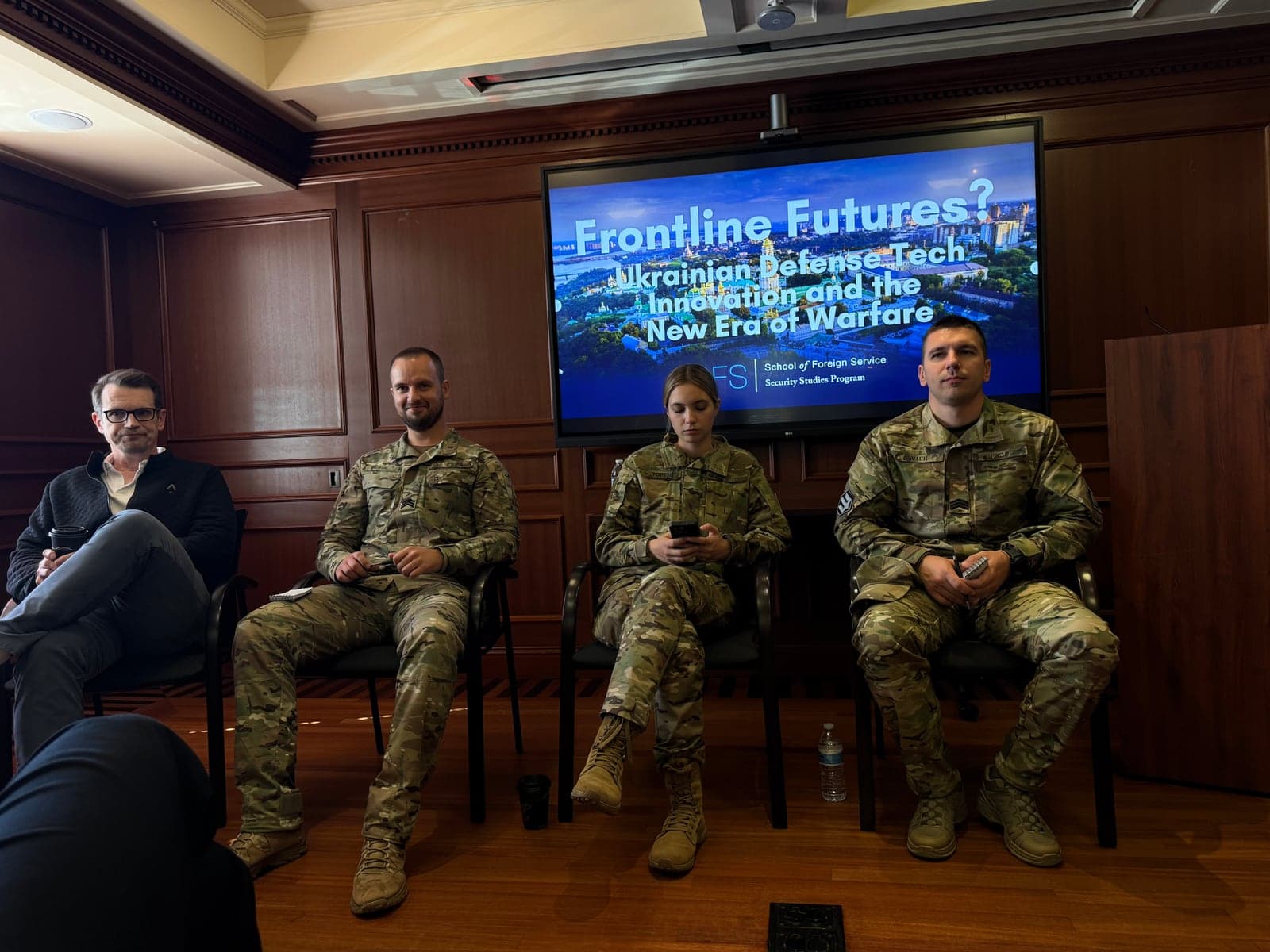 Snake Island Institute presentation at Georgetown University in Washington, D.C.